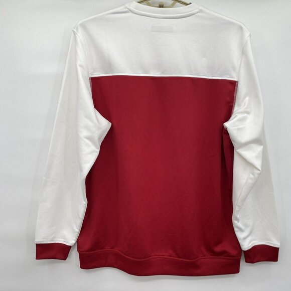 Adidas‎ Indiana Hoosiers Crew Neck Sweatshirt Colorblock XL NCAA Men’s - Picture 2 of 3